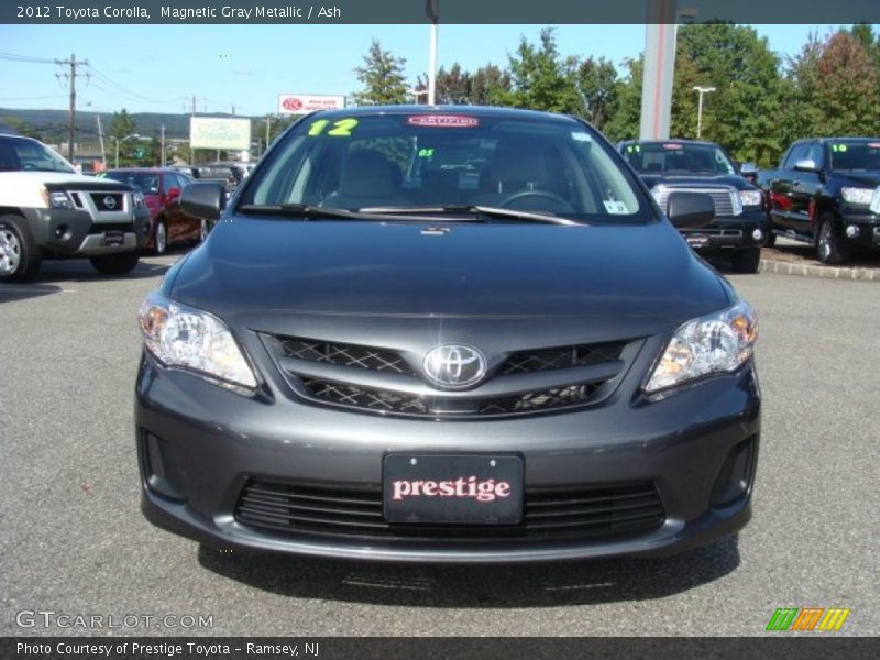 Magnetic Gray Metallic / Ash 2012 Toyota Corolla