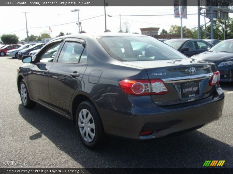 Magnetic Gray Metallic / Ash 2012 Toyota Corolla