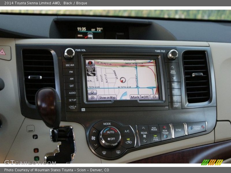 Controls of 2014 Sienna Limited AWD