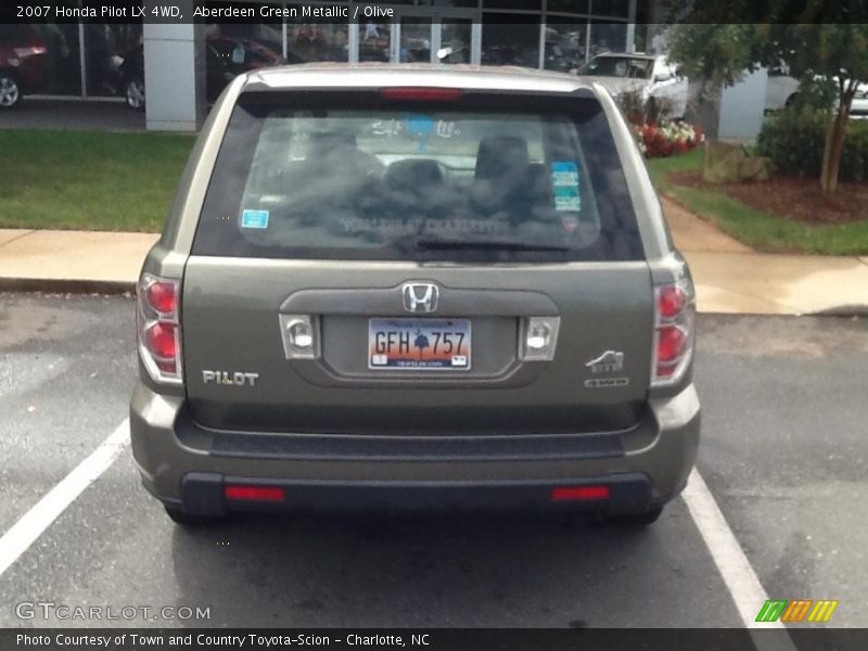 Aberdeen Green Metallic / Olive 2007 Honda Pilot LX 4WD