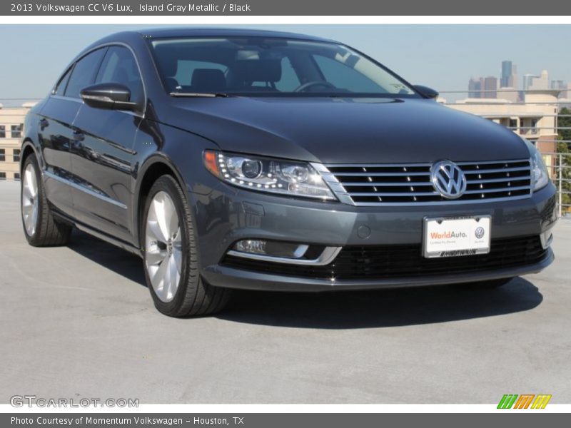 Island Gray Metallic / Black 2013 Volkswagen CC V6 Lux