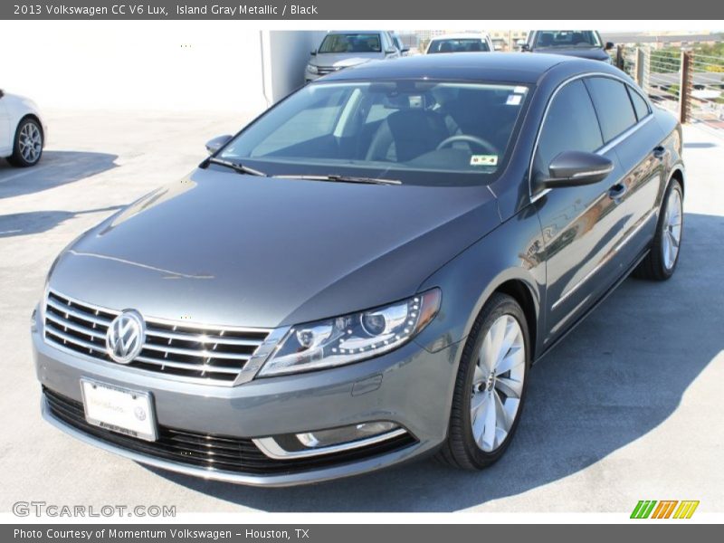 Island Gray Metallic / Black 2013 Volkswagen CC V6 Lux