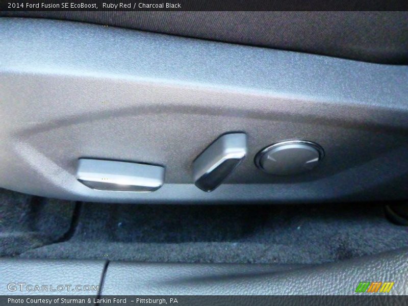 Ruby Red / Charcoal Black 2014 Ford Fusion SE EcoBoost