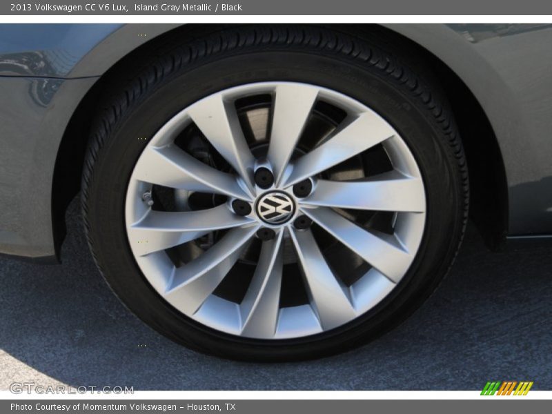 Island Gray Metallic / Black 2013 Volkswagen CC V6 Lux