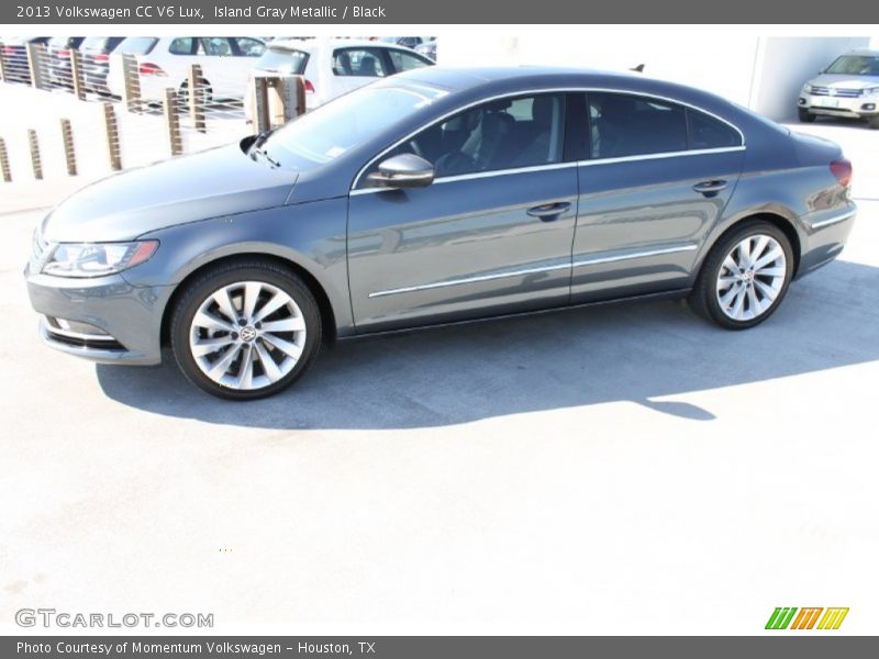 Island Gray Metallic / Black 2013 Volkswagen CC V6 Lux