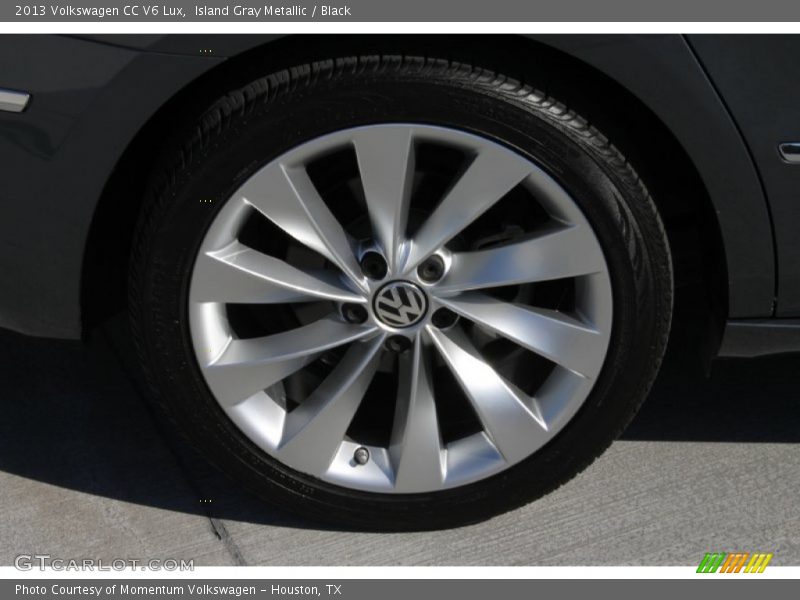 Island Gray Metallic / Black 2013 Volkswagen CC V6 Lux