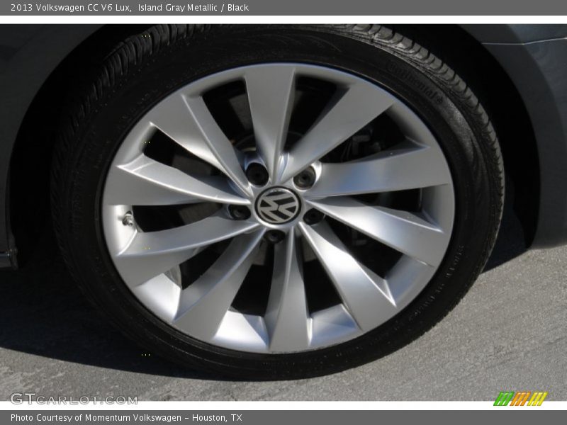 Island Gray Metallic / Black 2013 Volkswagen CC V6 Lux