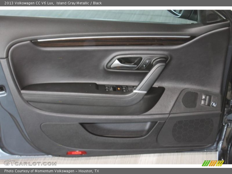 Island Gray Metallic / Black 2013 Volkswagen CC V6 Lux