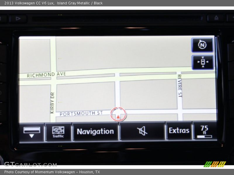 Island Gray Metallic / Black 2013 Volkswagen CC V6 Lux