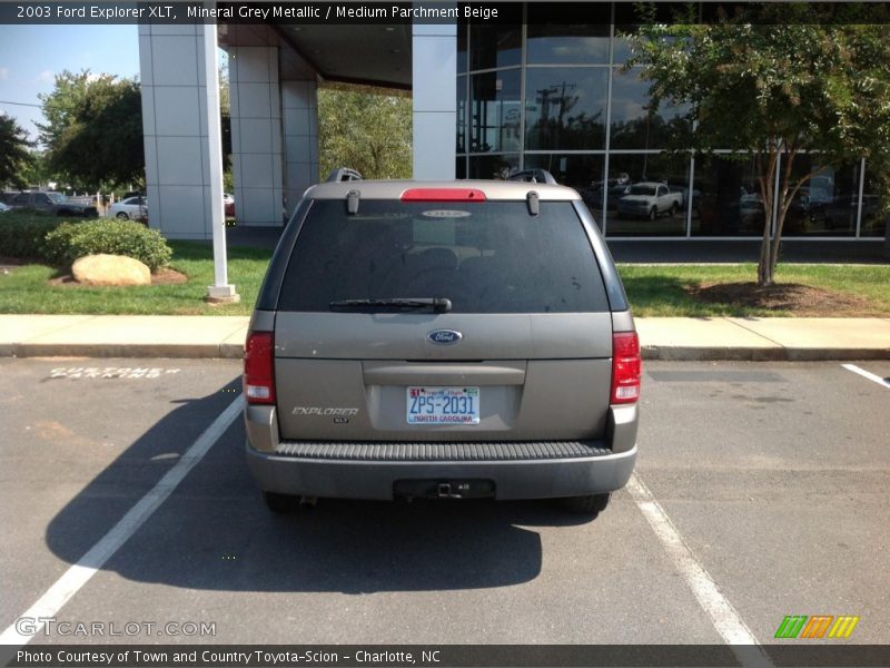 Mineral Grey Metallic / Medium Parchment Beige 2003 Ford Explorer XLT