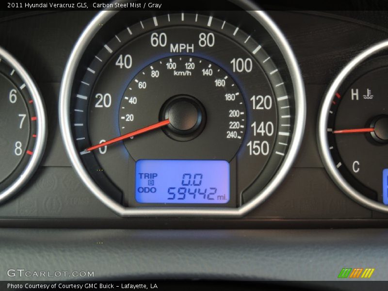 Carbon Steel Mist / Gray 2011 Hyundai Veracruz GLS