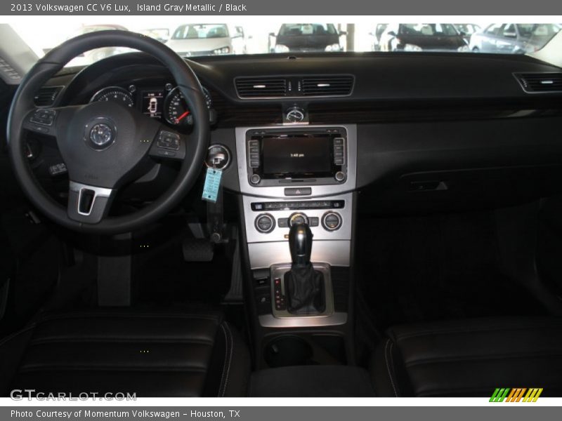 Island Gray Metallic / Black 2013 Volkswagen CC V6 Lux