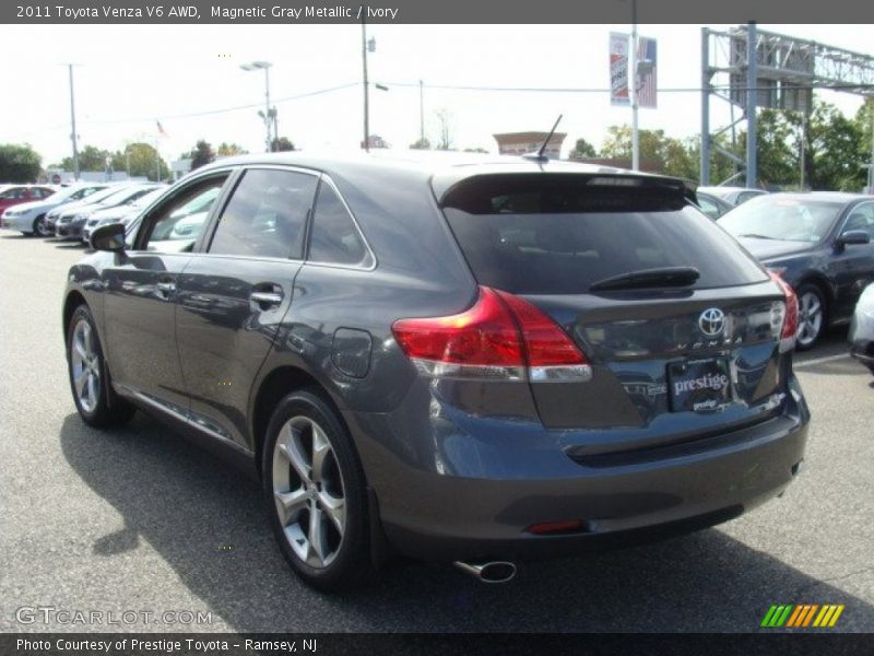 Magnetic Gray Metallic / Ivory 2011 Toyota Venza V6 AWD