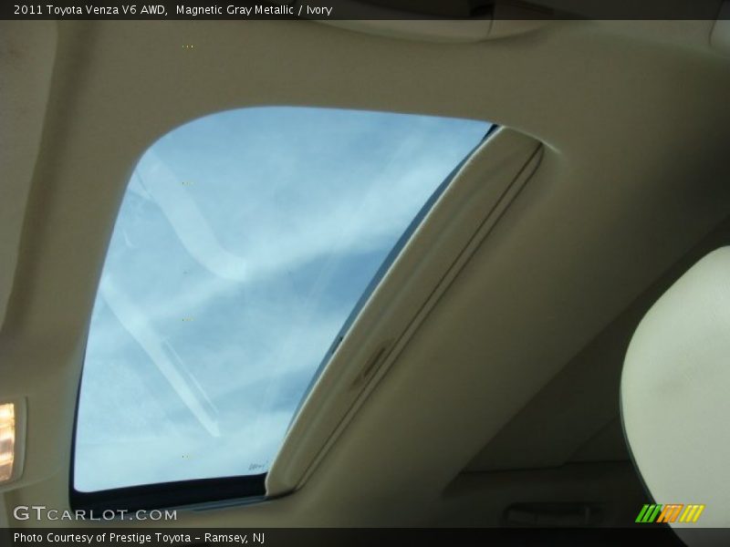 Magnetic Gray Metallic / Ivory 2011 Toyota Venza V6 AWD