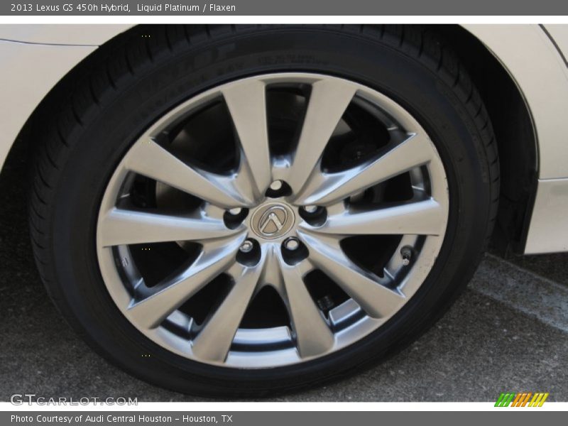 Liquid Platinum / Flaxen 2013 Lexus GS 450h Hybrid