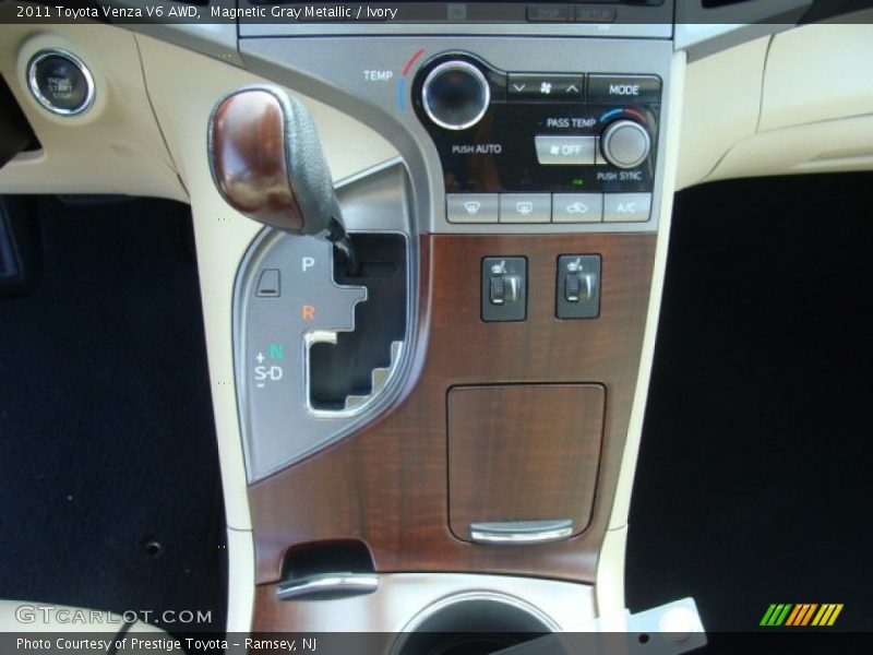 Magnetic Gray Metallic / Ivory 2011 Toyota Venza V6 AWD