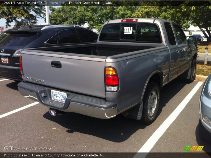 Thunder Gray Metallic / Oak 2001 Toyota Tundra SR5 Extended Cab