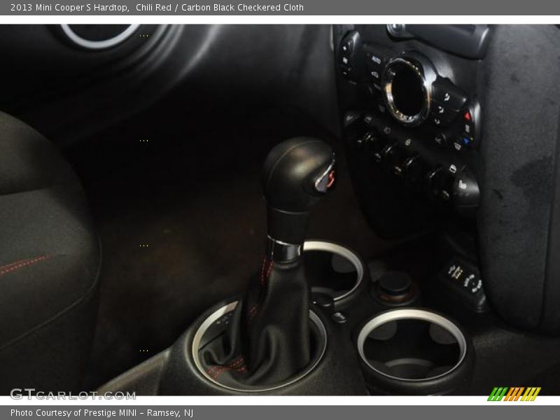 Chili Red / Carbon Black Checkered Cloth 2013 Mini Cooper S Hardtop