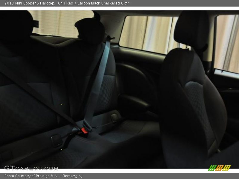Chili Red / Carbon Black Checkered Cloth 2013 Mini Cooper S Hardtop