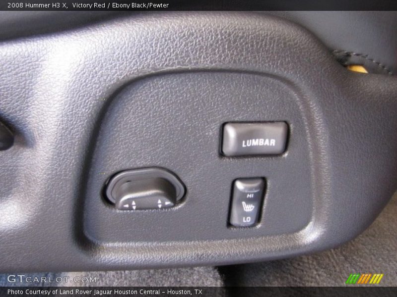 Victory Red / Ebony Black/Pewter 2008 Hummer H3 X