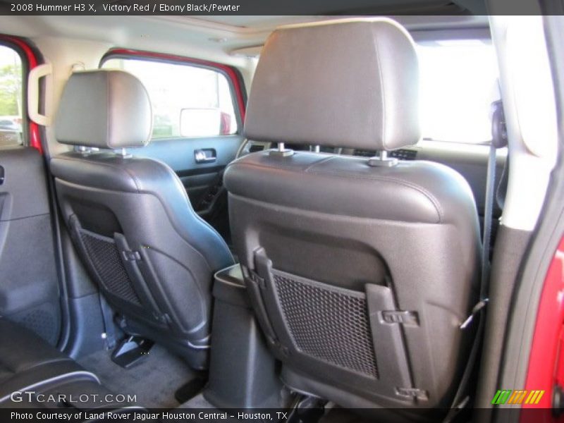 Victory Red / Ebony Black/Pewter 2008 Hummer H3 X
