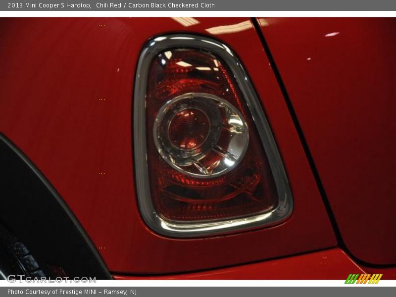 Chili Red / Carbon Black Checkered Cloth 2013 Mini Cooper S Hardtop