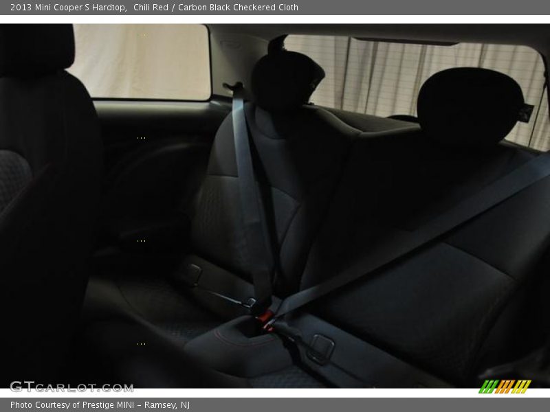 Chili Red / Carbon Black Checkered Cloth 2013 Mini Cooper S Hardtop