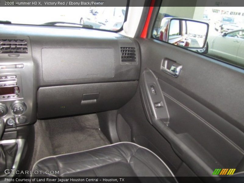 Victory Red / Ebony Black/Pewter 2008 Hummer H3 X