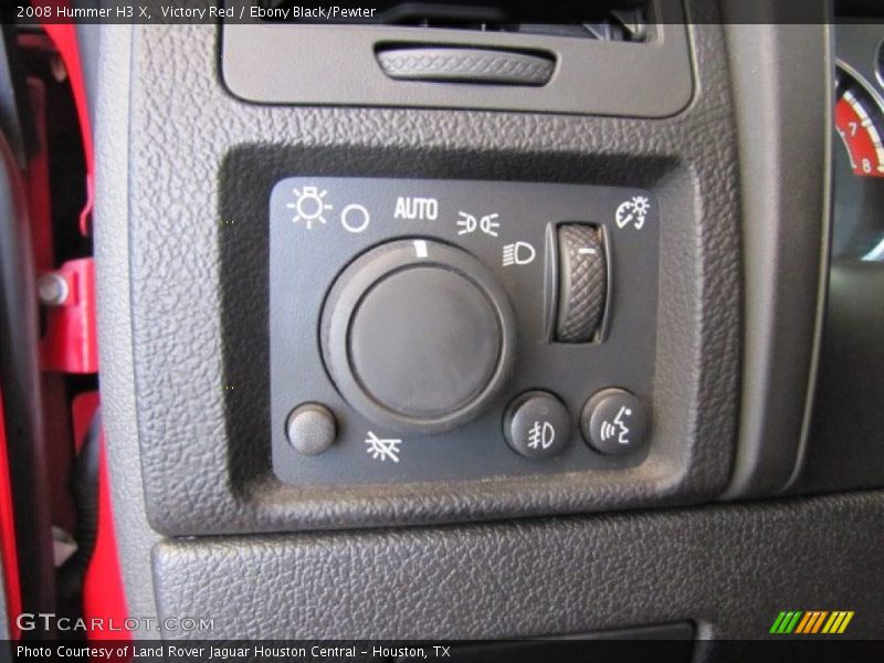 Victory Red / Ebony Black/Pewter 2008 Hummer H3 X