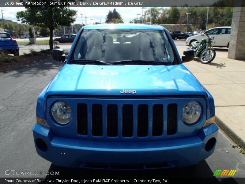 Surf Blue Pearl / Dark Slate Gray/Medium Slate Gray 2009 Jeep Patriot Sport