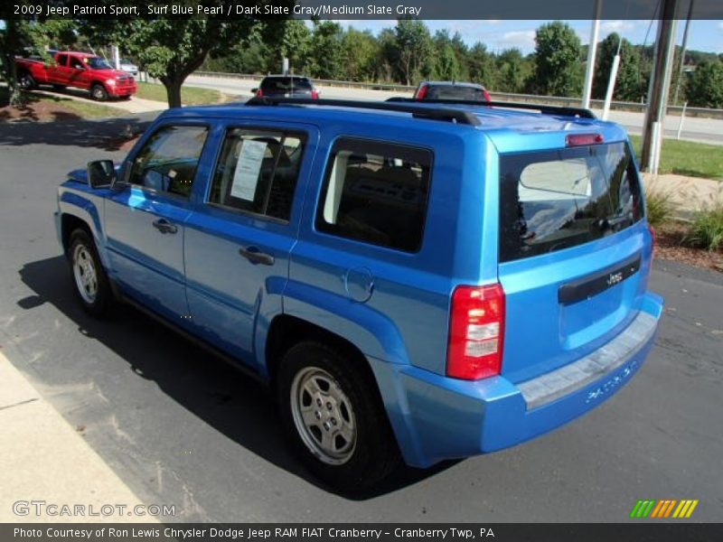 Surf Blue Pearl / Dark Slate Gray/Medium Slate Gray 2009 Jeep Patriot Sport