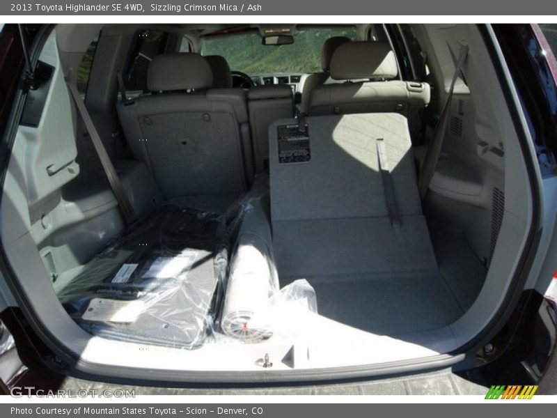 Sizzling Crimson Mica / Ash 2013 Toyota Highlander SE 4WD