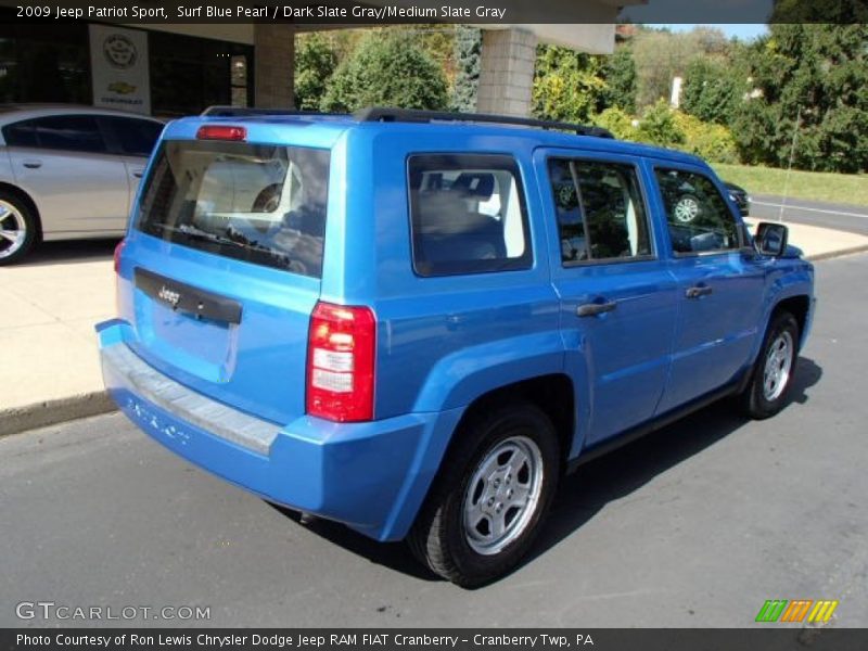 Surf Blue Pearl / Dark Slate Gray/Medium Slate Gray 2009 Jeep Patriot Sport