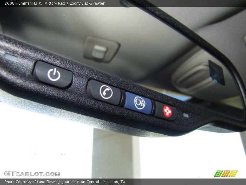 Victory Red / Ebony Black/Pewter 2008 Hummer H3 X