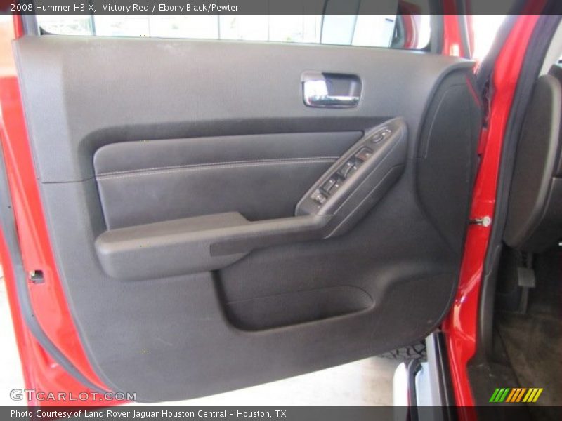 Victory Red / Ebony Black/Pewter 2008 Hummer H3 X