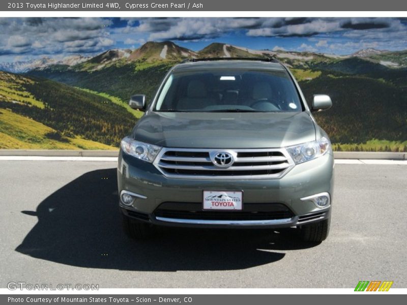 Cypress Green Pearl / Ash 2013 Toyota Highlander Limited 4WD