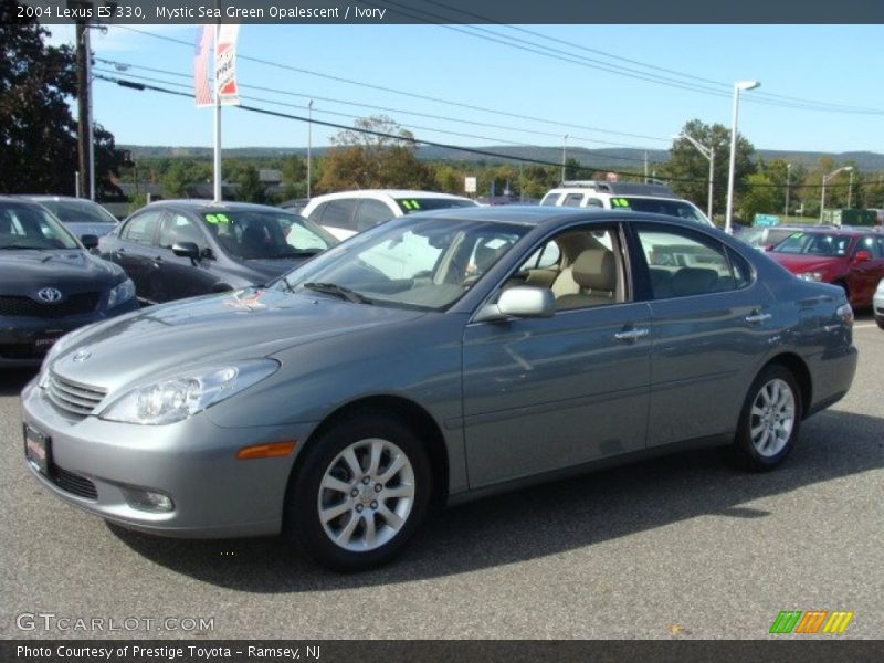 Mystic Sea Green Opalescent / Ivory 2004 Lexus ES 330