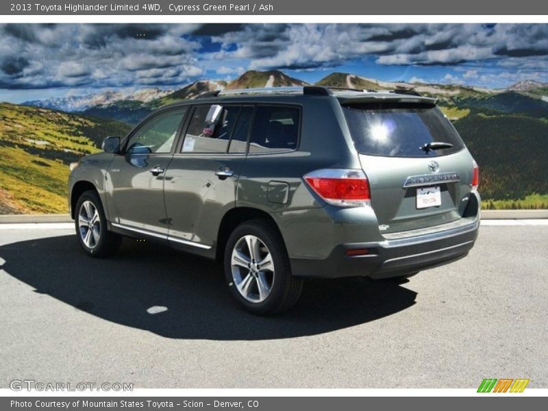 Cypress Green Pearl / Ash 2013 Toyota Highlander Limited 4WD