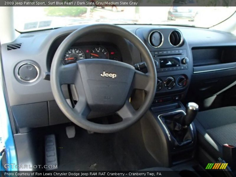 Surf Blue Pearl / Dark Slate Gray/Medium Slate Gray 2009 Jeep Patriot Sport