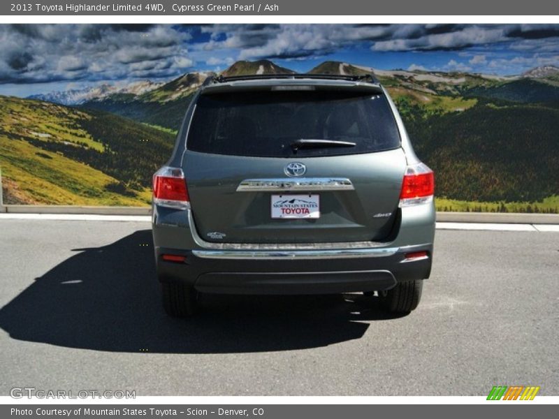 Cypress Green Pearl / Ash 2013 Toyota Highlander Limited 4WD