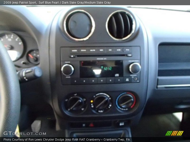 Surf Blue Pearl / Dark Slate Gray/Medium Slate Gray 2009 Jeep Patriot Sport