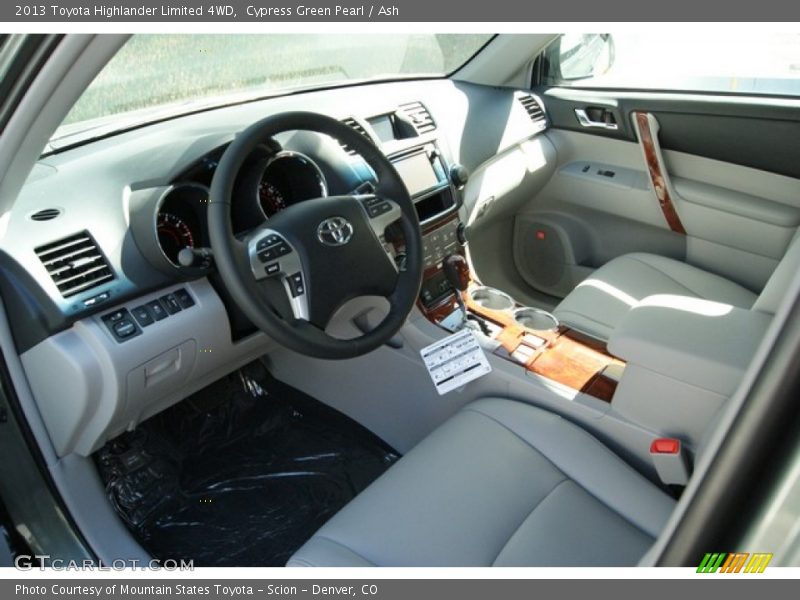 Cypress Green Pearl / Ash 2013 Toyota Highlander Limited 4WD
