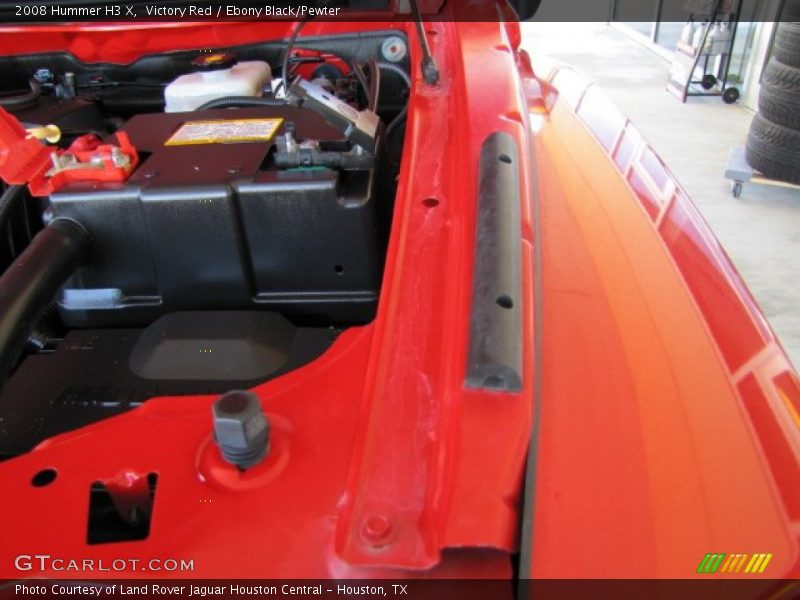 Victory Red / Ebony Black/Pewter 2008 Hummer H3 X
