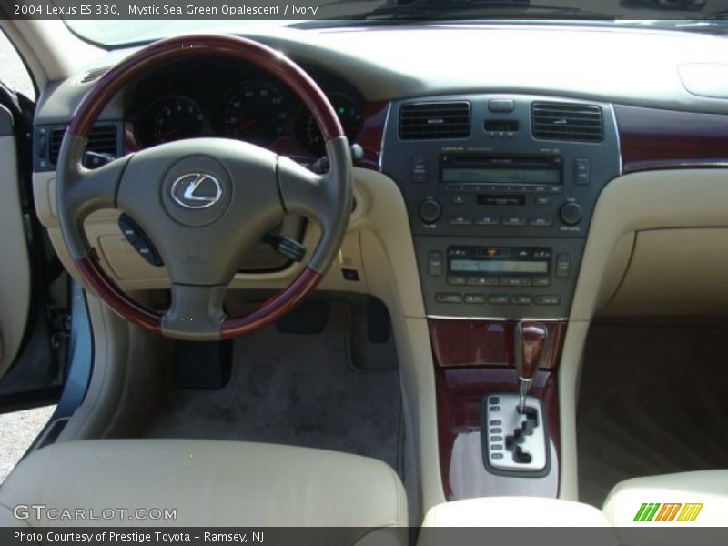 Mystic Sea Green Opalescent / Ivory 2004 Lexus ES 330