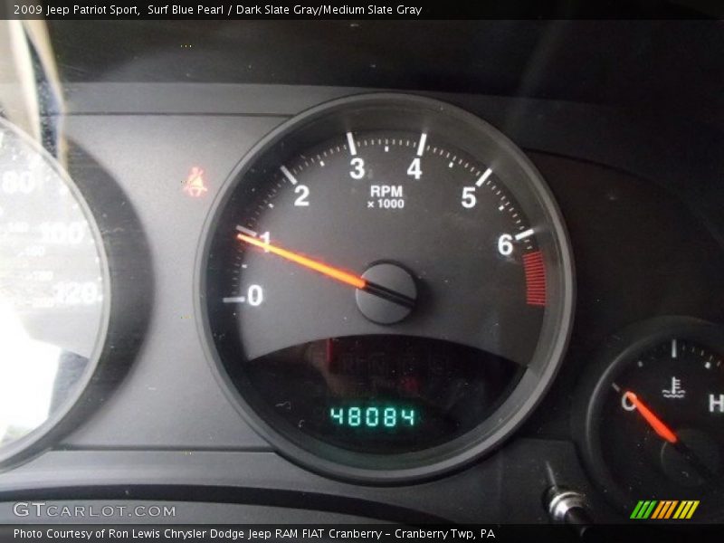 Surf Blue Pearl / Dark Slate Gray/Medium Slate Gray 2009 Jeep Patriot Sport