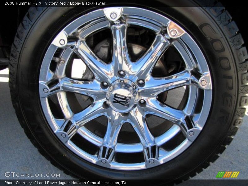 Victory Red / Ebony Black/Pewter 2008 Hummer H3 X