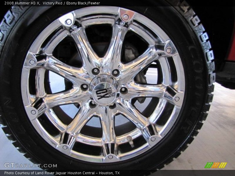 Victory Red / Ebony Black/Pewter 2008 Hummer H3 X
