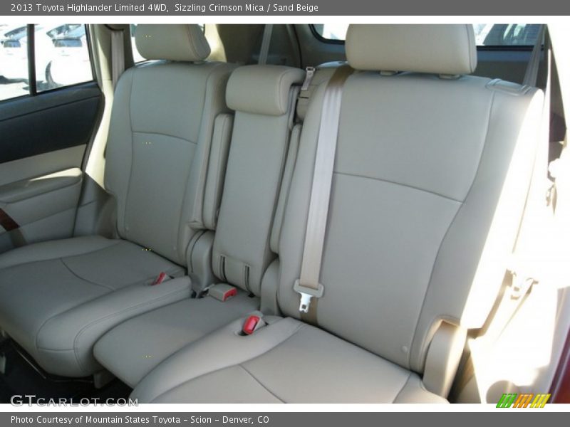 Sizzling Crimson Mica / Sand Beige 2013 Toyota Highlander Limited 4WD