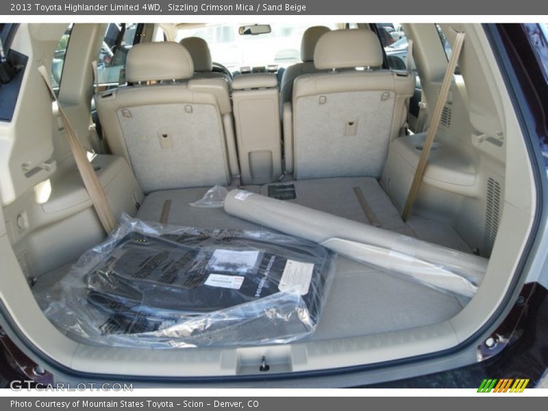 Sizzling Crimson Mica / Sand Beige 2013 Toyota Highlander Limited 4WD