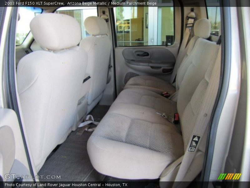 Arizona Beige Metallic / Medium Parchment Beige 2003 Ford F150 XLT SuperCrew
